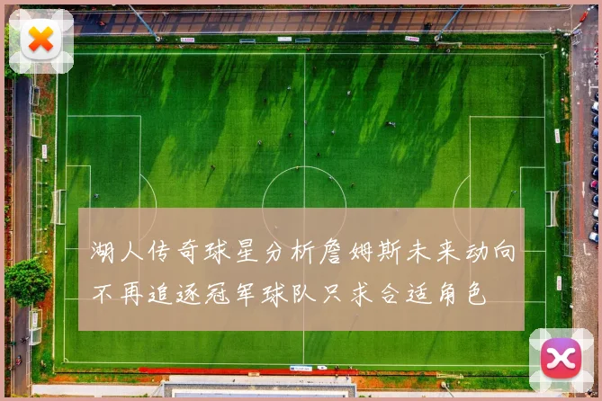 湖人传奇球星分析詹姆斯未来动向不再追逐冠军球队只求合适角色