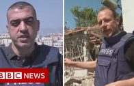 BBC reporters appear live from Israel and Gaza after ‘barrage of rockets’ – BBC News